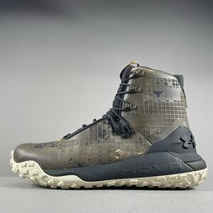 Under Armour HOVR Dawn WP 2.0 Project Rock Men’s 13 M Camo Waterproof Boots NEW
